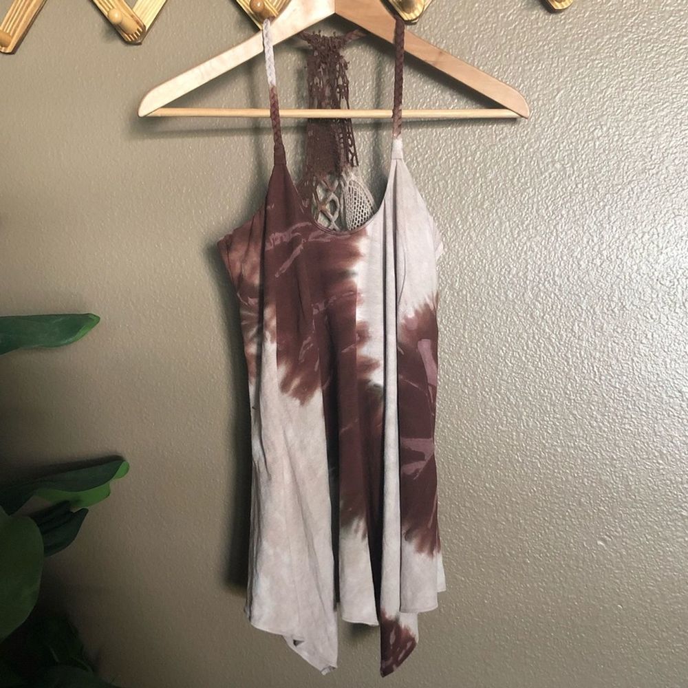 Sky Purple Tie Dye Top SMALL